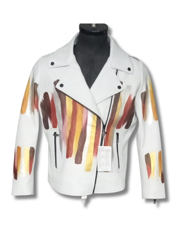 Hand-painted Leather Jacket - "Spirit"